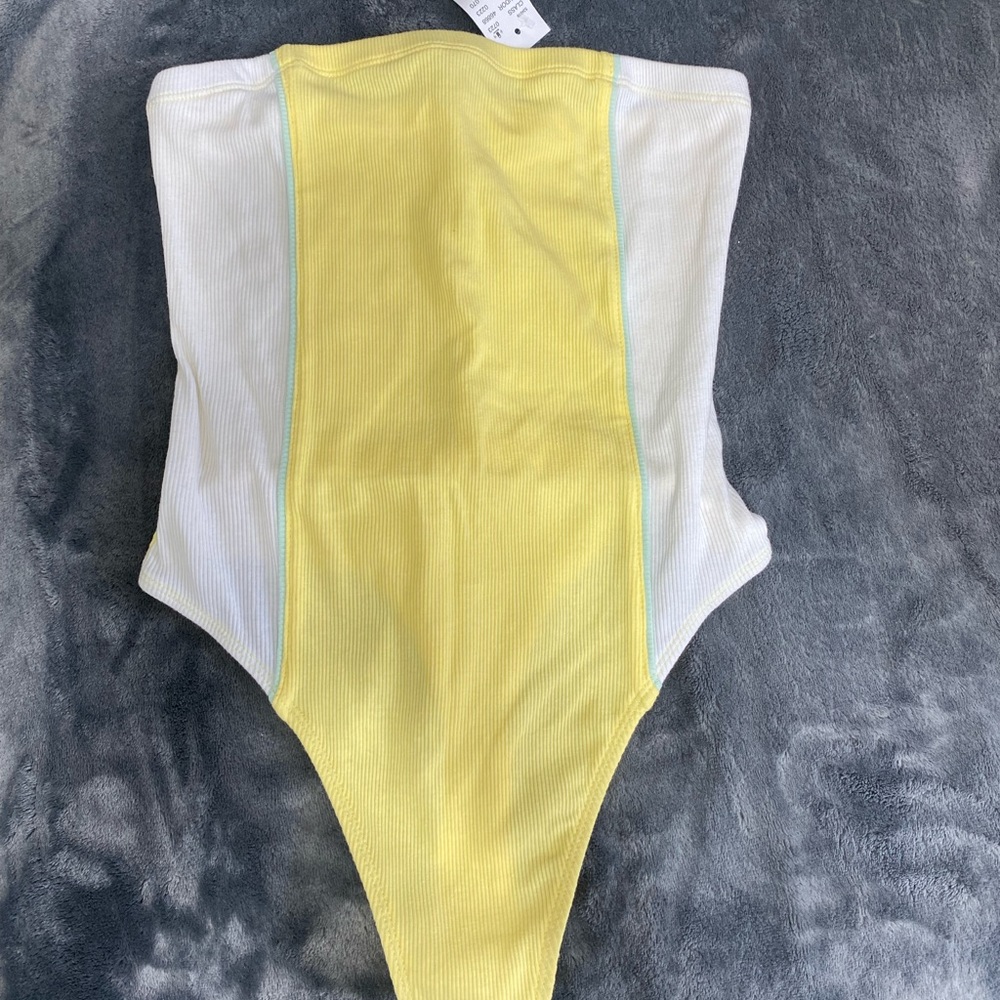 Pacsun yellow body suit